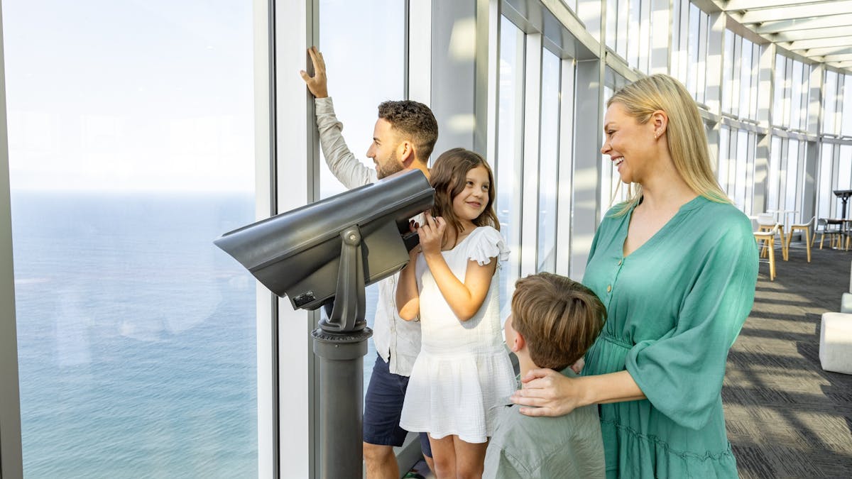 family look at view