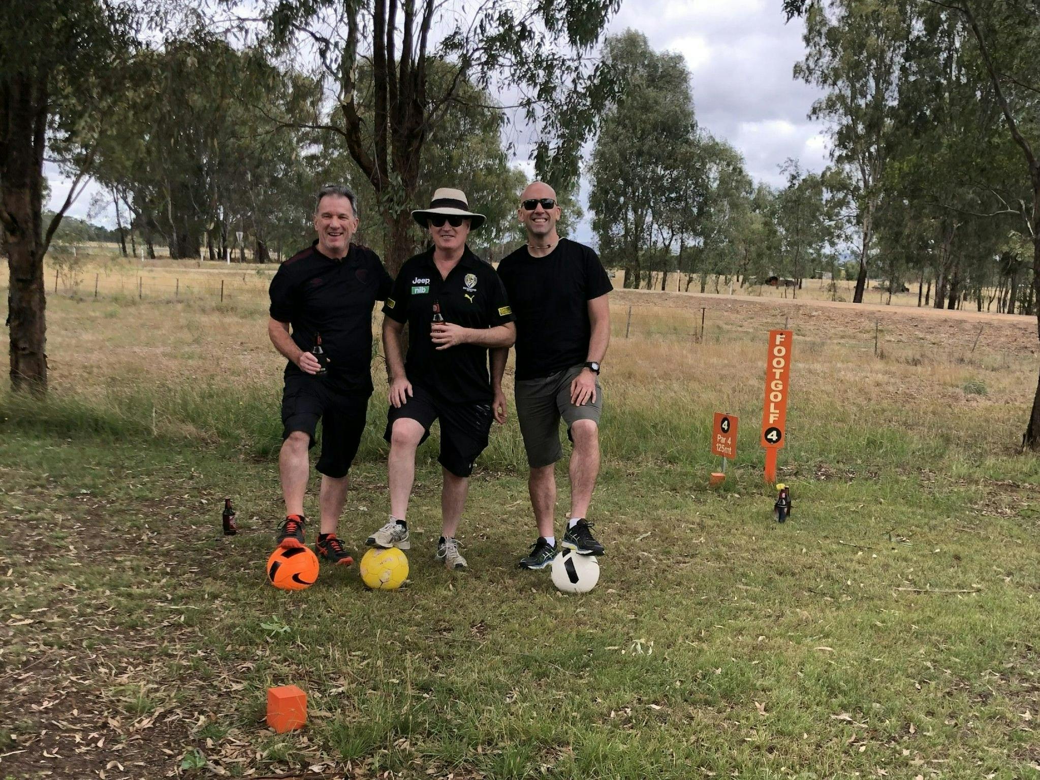 grab some mates and have a round of footgolf
