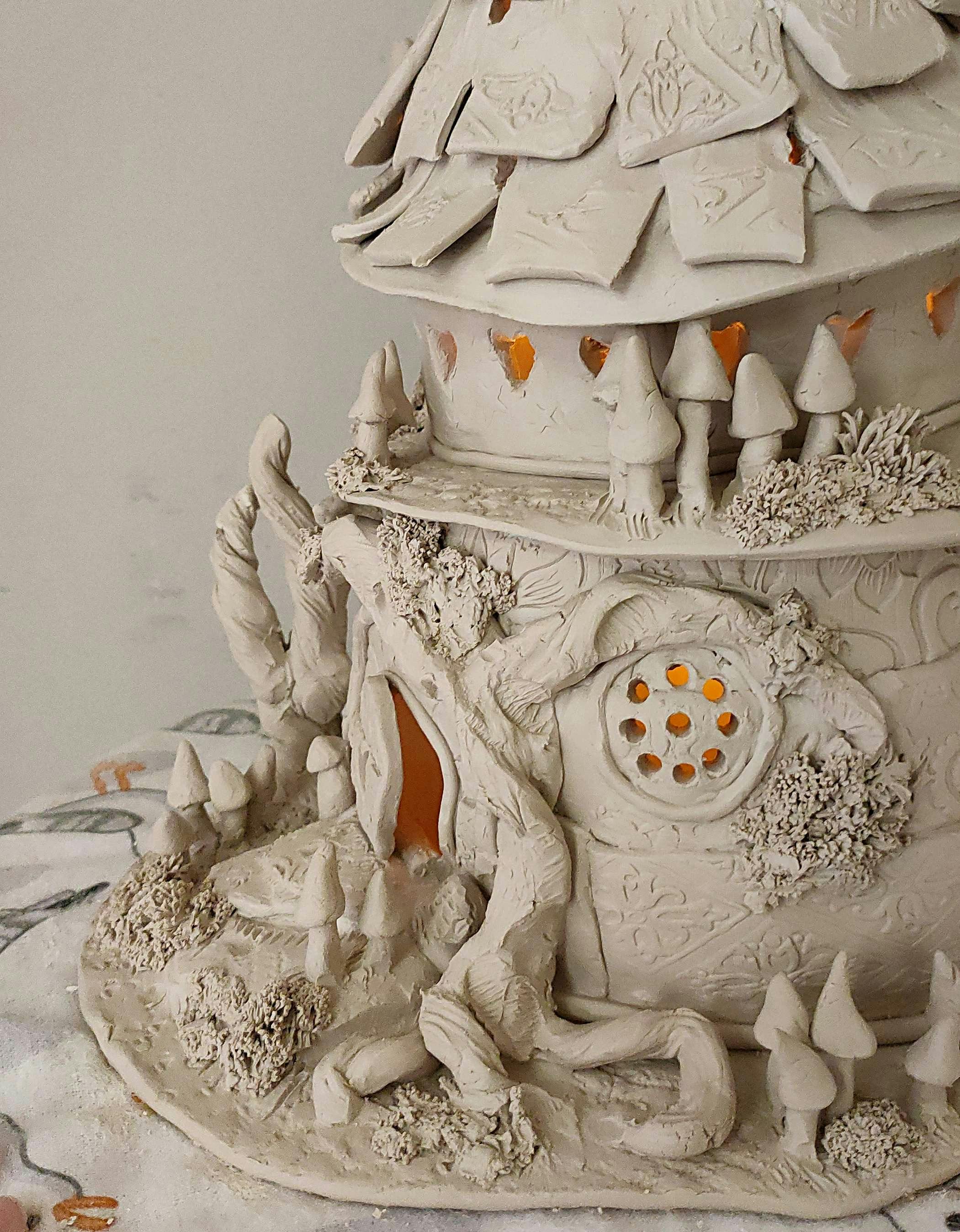 workshop, clay, mushroom, fungi, winter, pottery, ceramic, beginners,