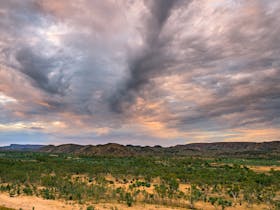 The landscape of the East MacDonnell Ranges