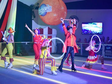 Cast of the show performing