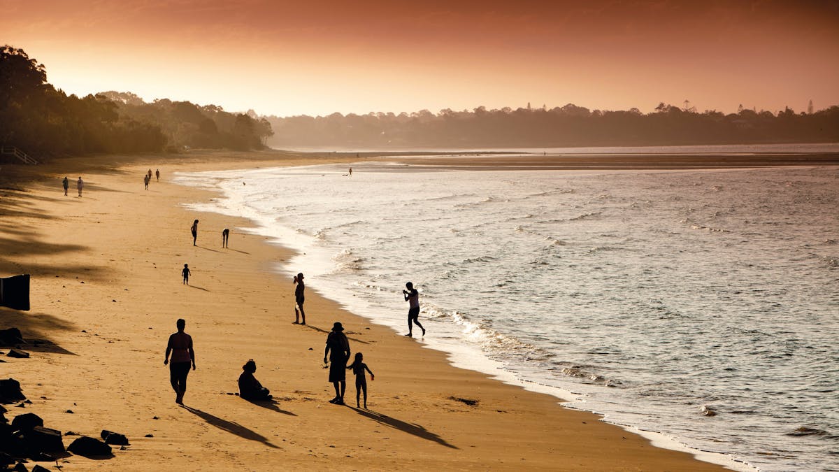 Scarness Beach, Hervey Bay, Fraser Coast.