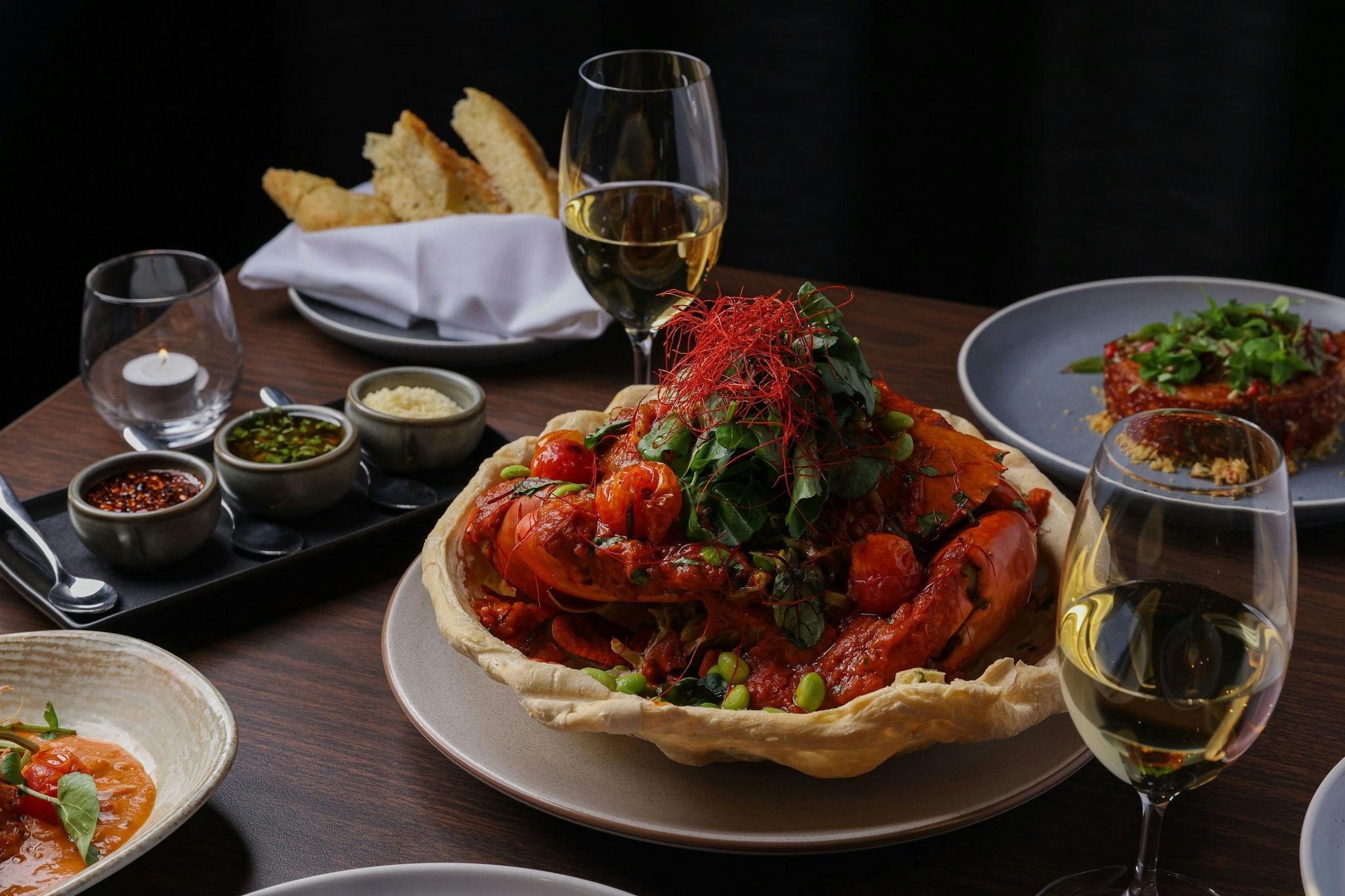 Sharing Mud Crab Boulevard Brasserie and Bar