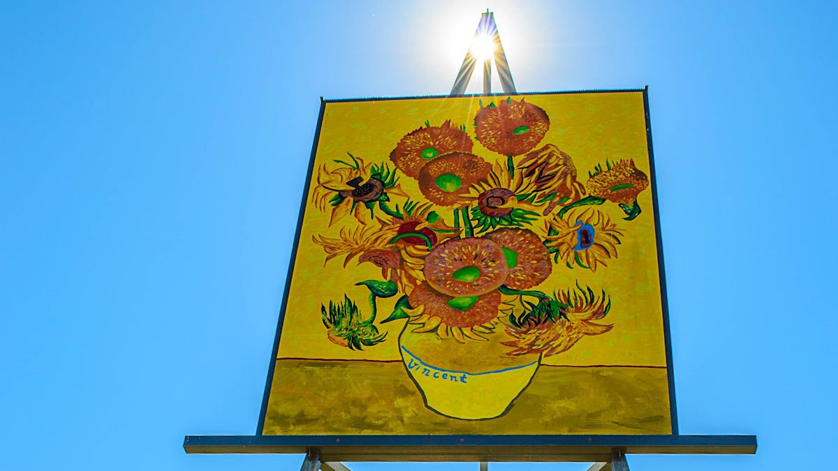 Van Gogh Sunflower Emerald