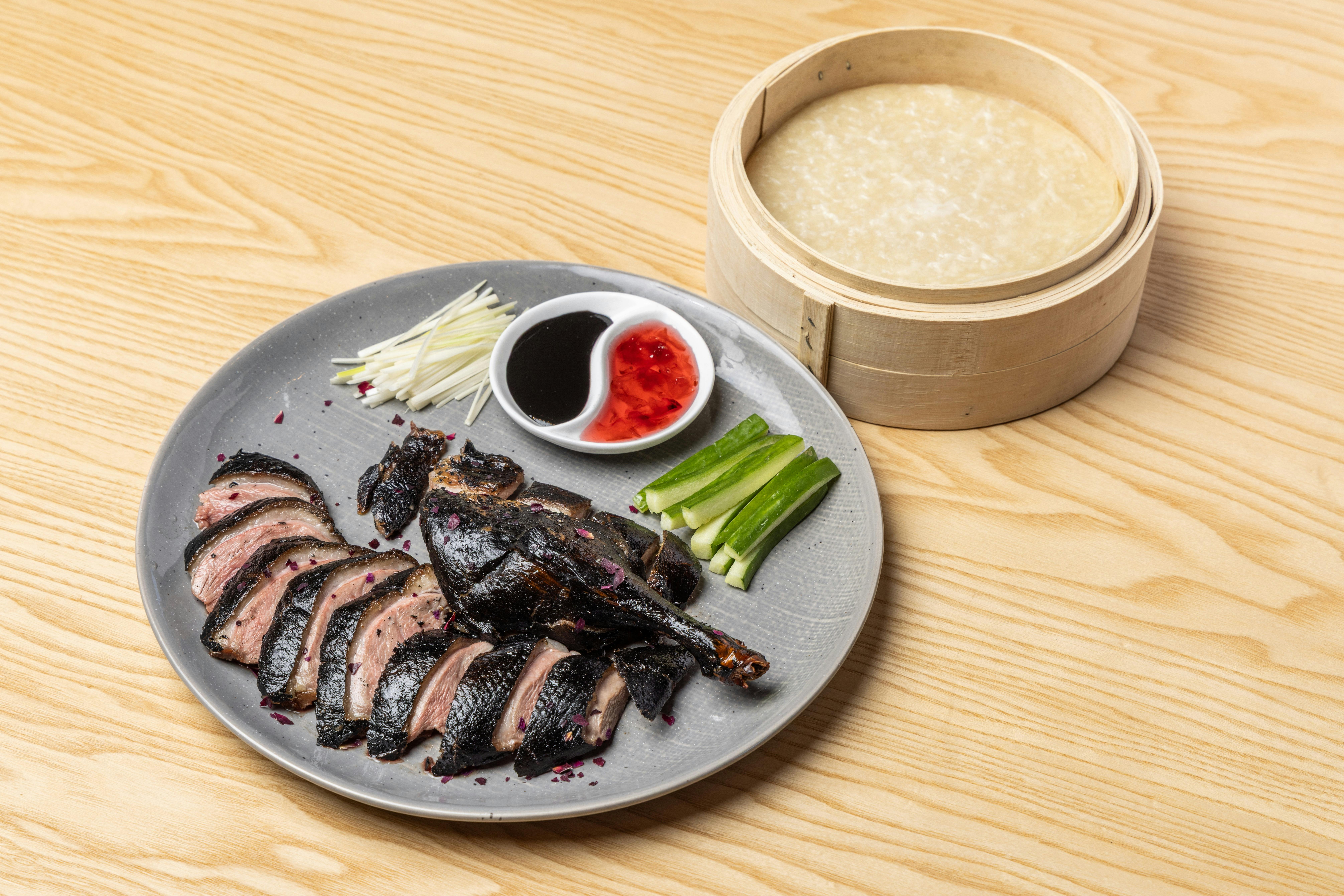 Black Duck on plate