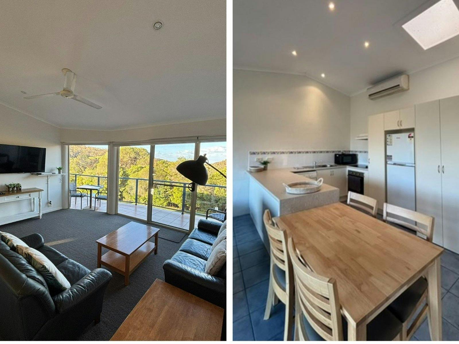 Living area and Dining area Apartment 4