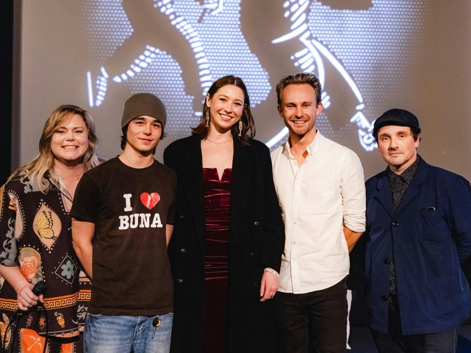 Finalists and judges together at the Very Short Film Festival premiere.