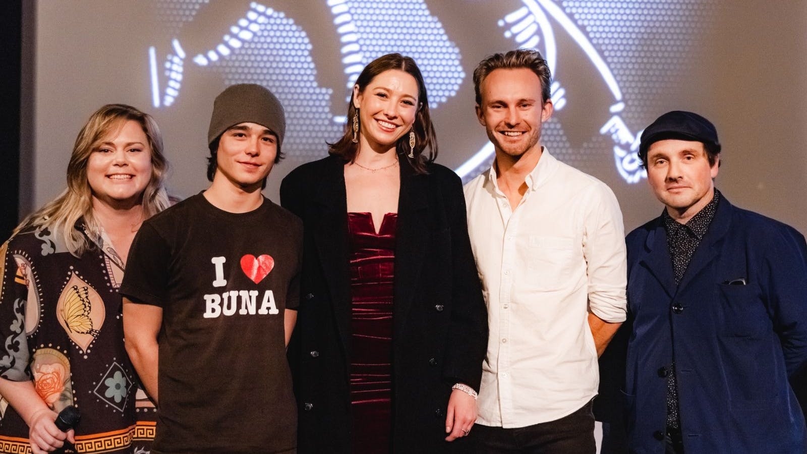 Finalists and judges at the premiere