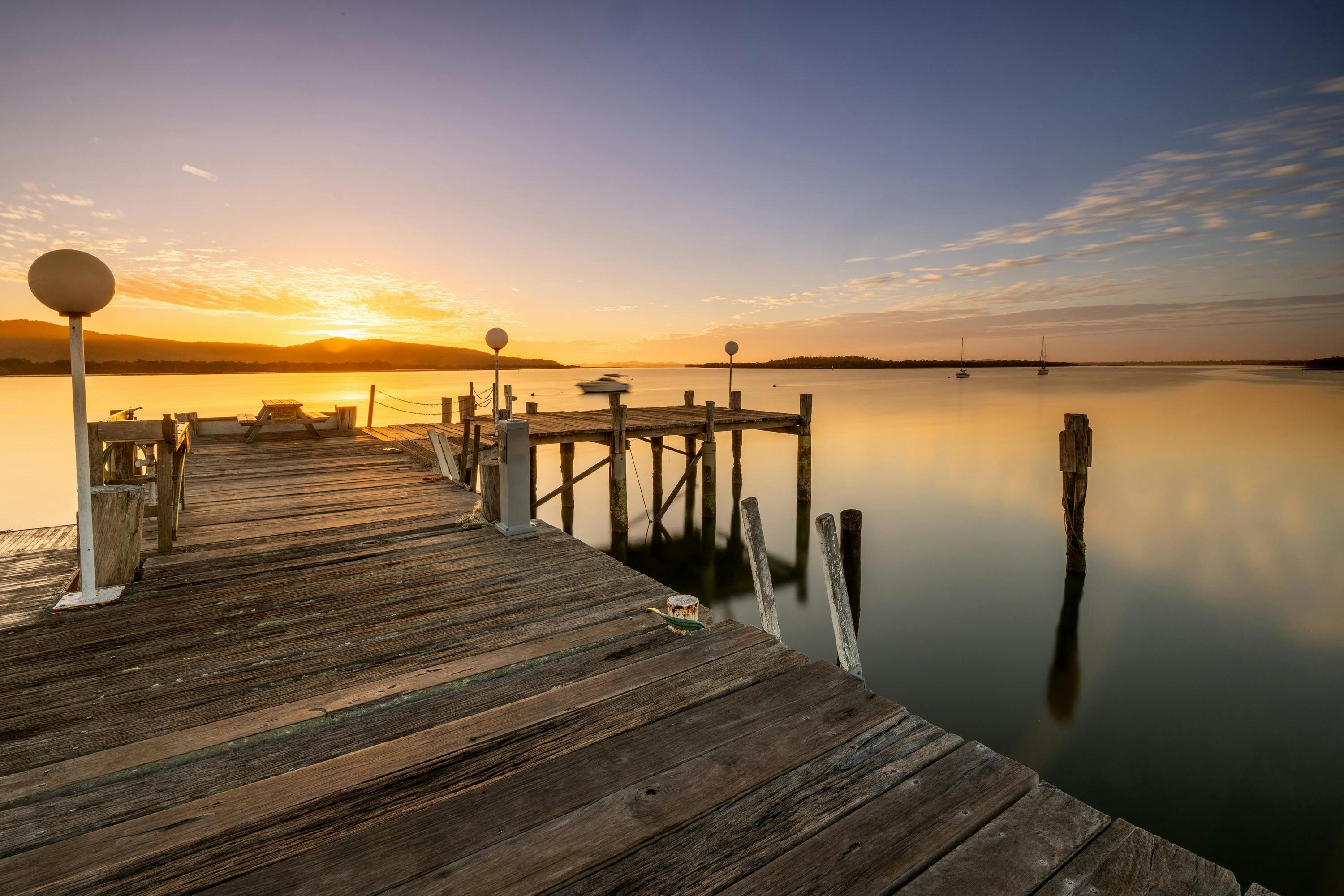 BIG4 Karuah Jetty Holiday Park private jetty