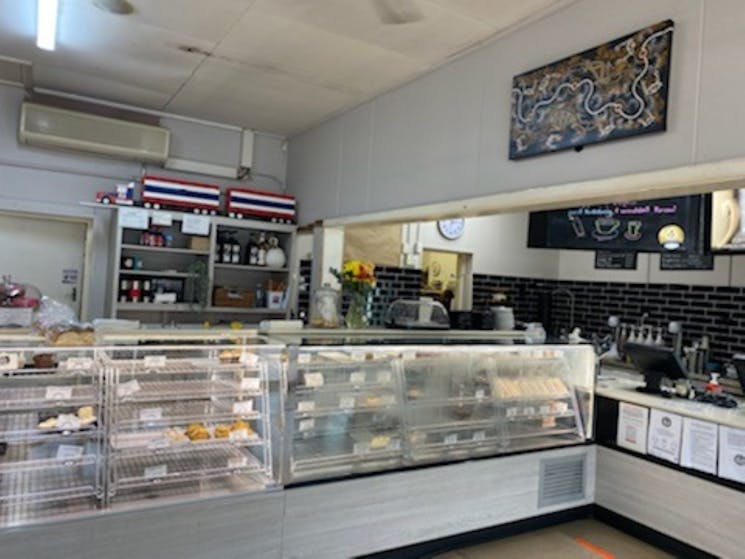 Inside Morralls bakery