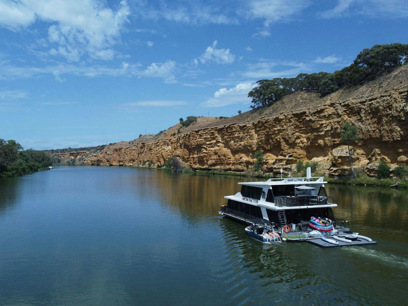 Wow Factor Houseboats cruising the River Murray