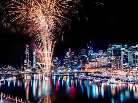 Fireworks at Darling Harbour
