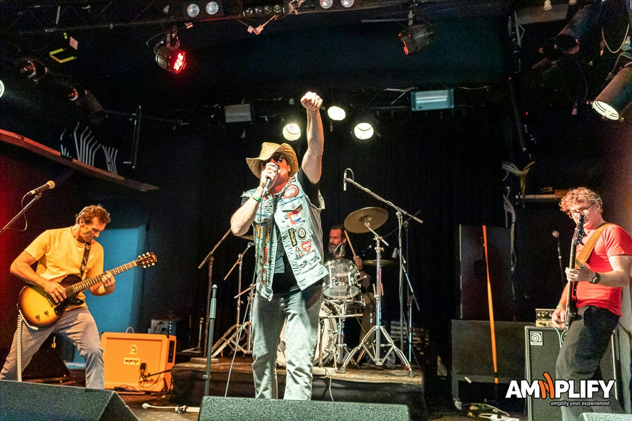Band on stage