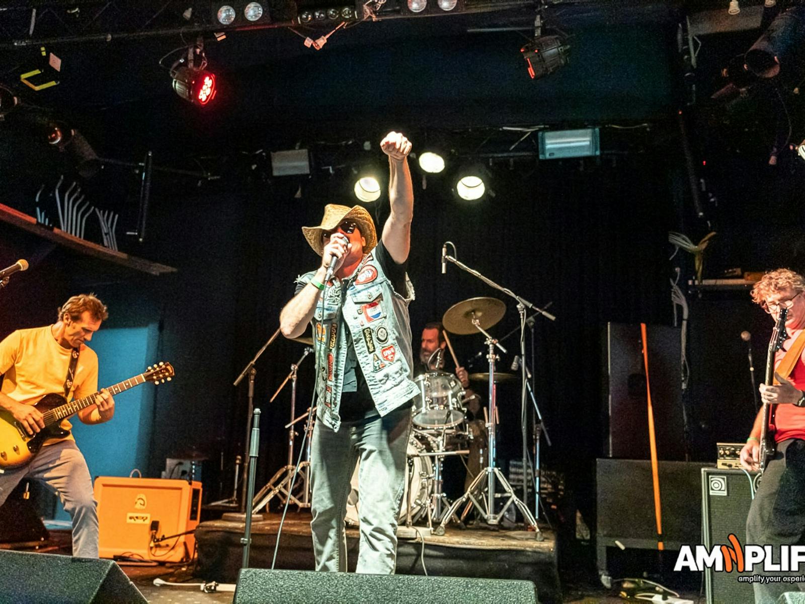 Band on stage