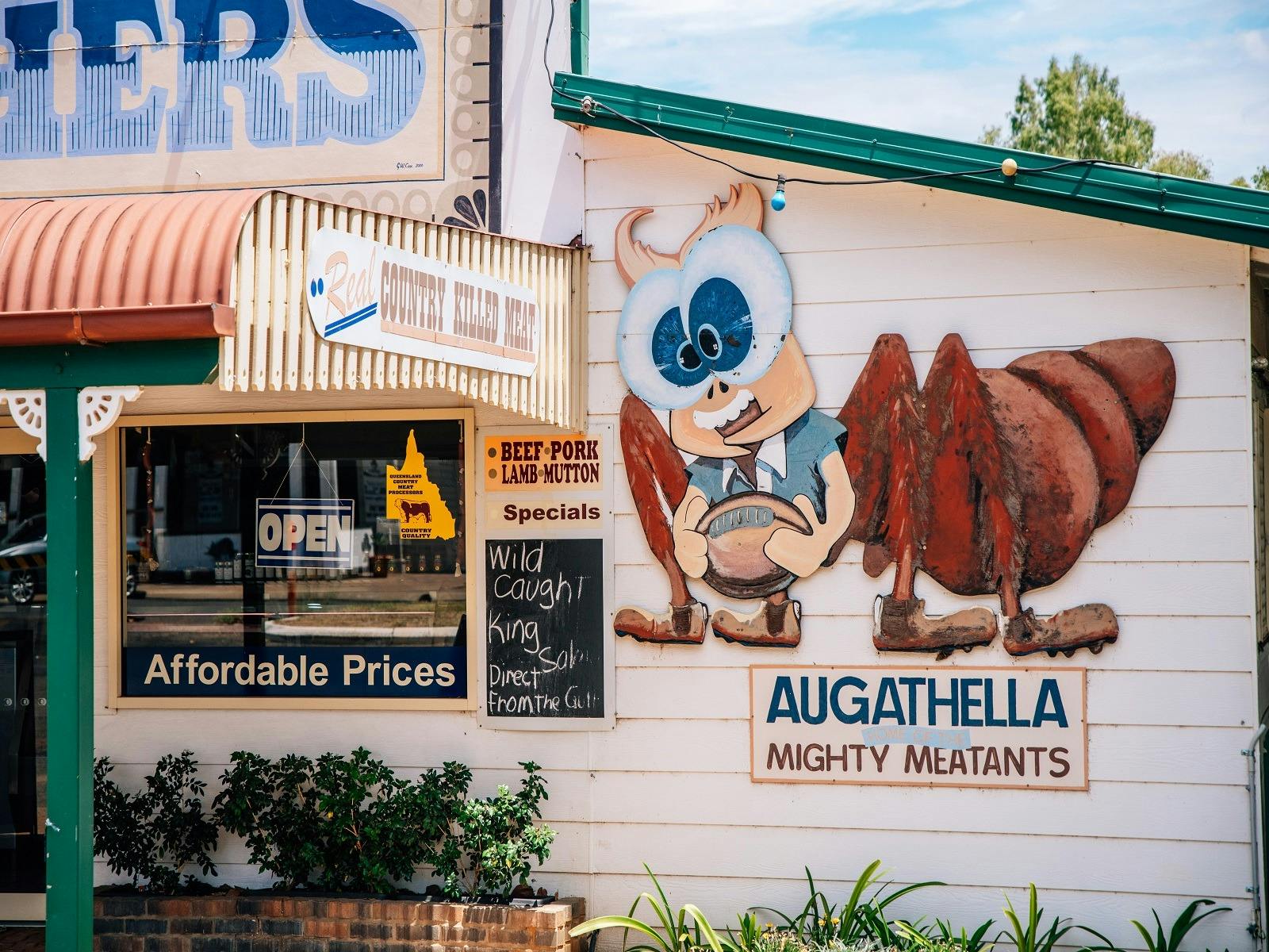 Augathella Wrought Iron Sculptures and Street Murals