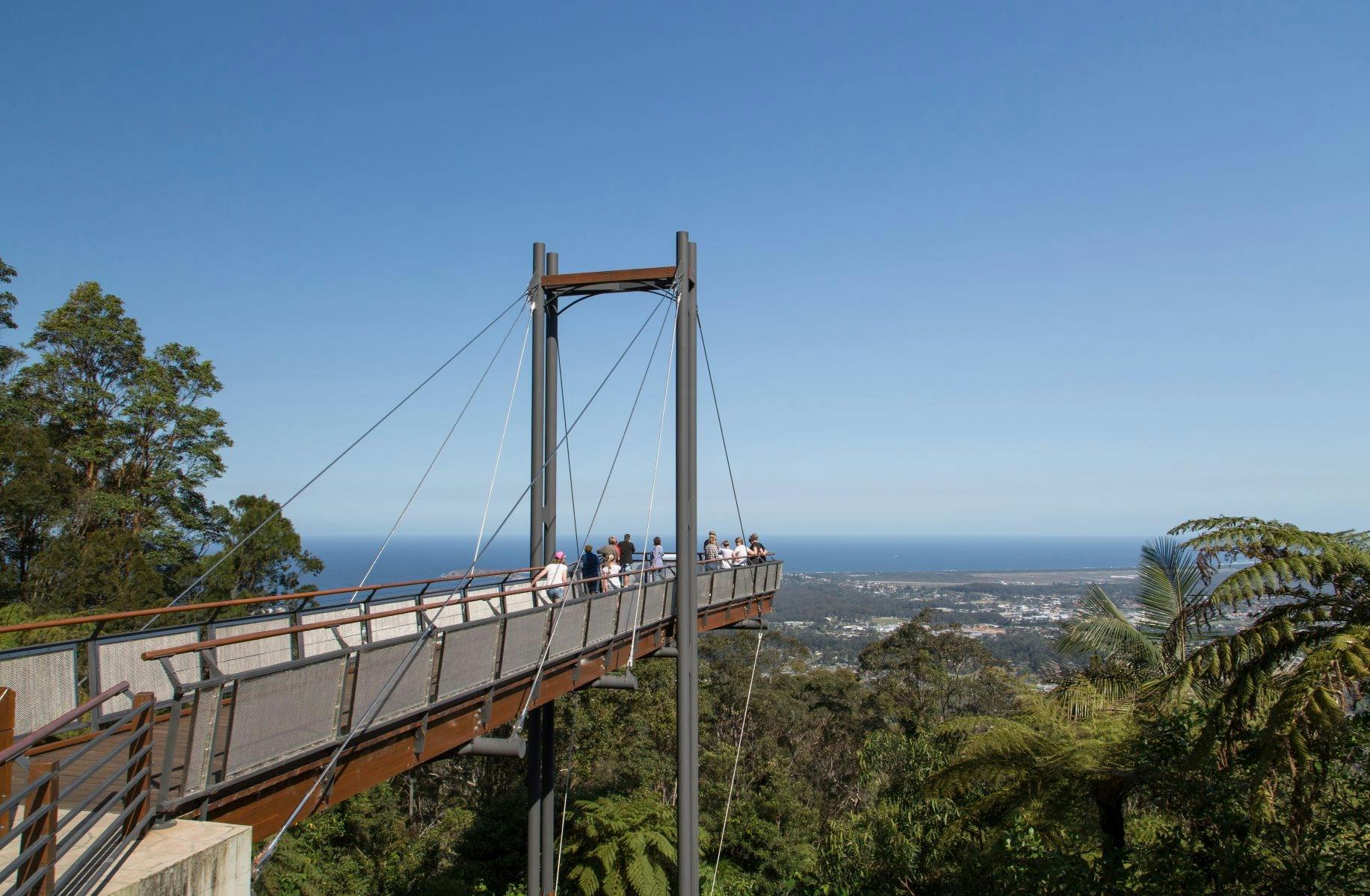 Sealy Lookout Perched on a ridge just above Coffs Harbour at an elevation of 310m.