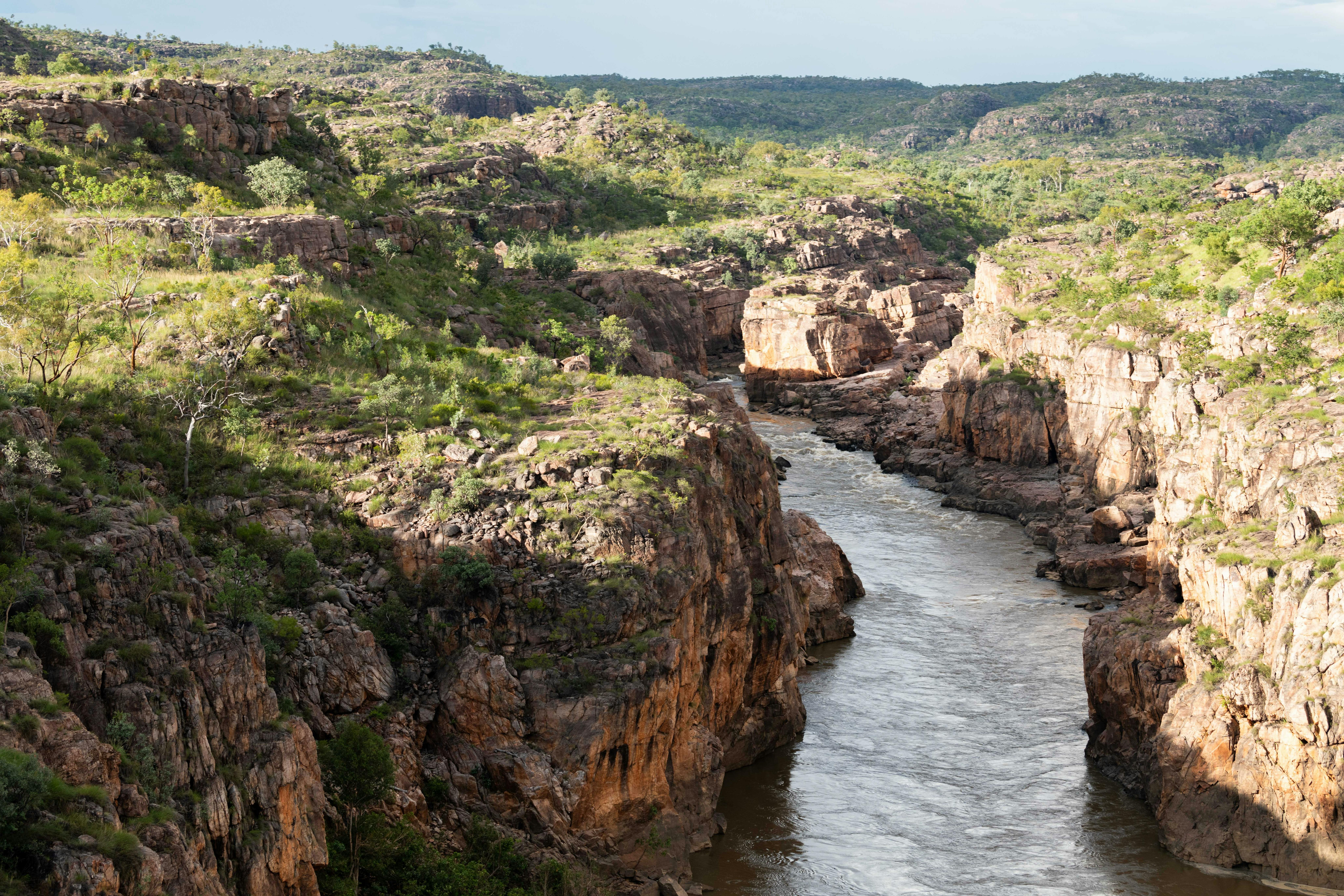 One of the gorges in Nitmiluk Gorge system