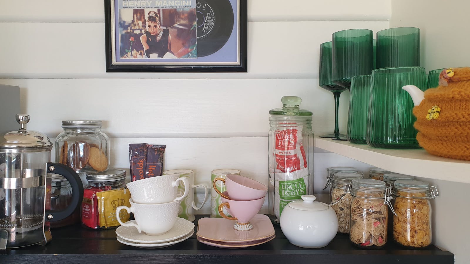 Huon Belle Homestead Some of the breakfast provisions