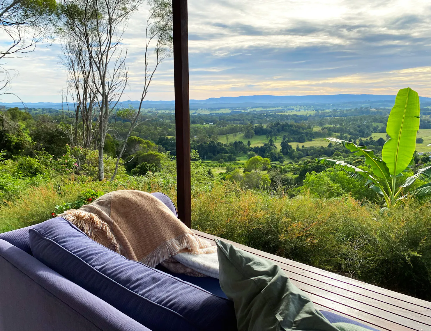 The Avocado Tree Farm, Claudine, view, deck