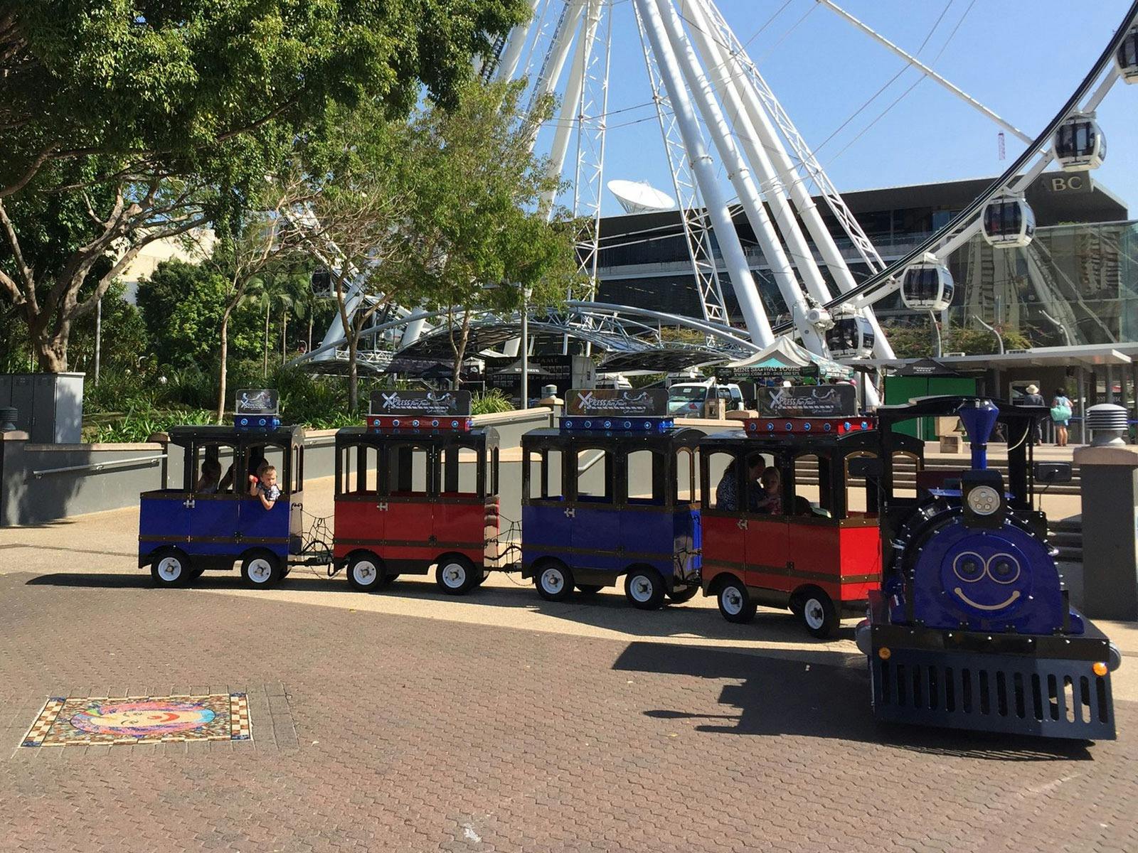 The Xpress Fun Train at South Bank