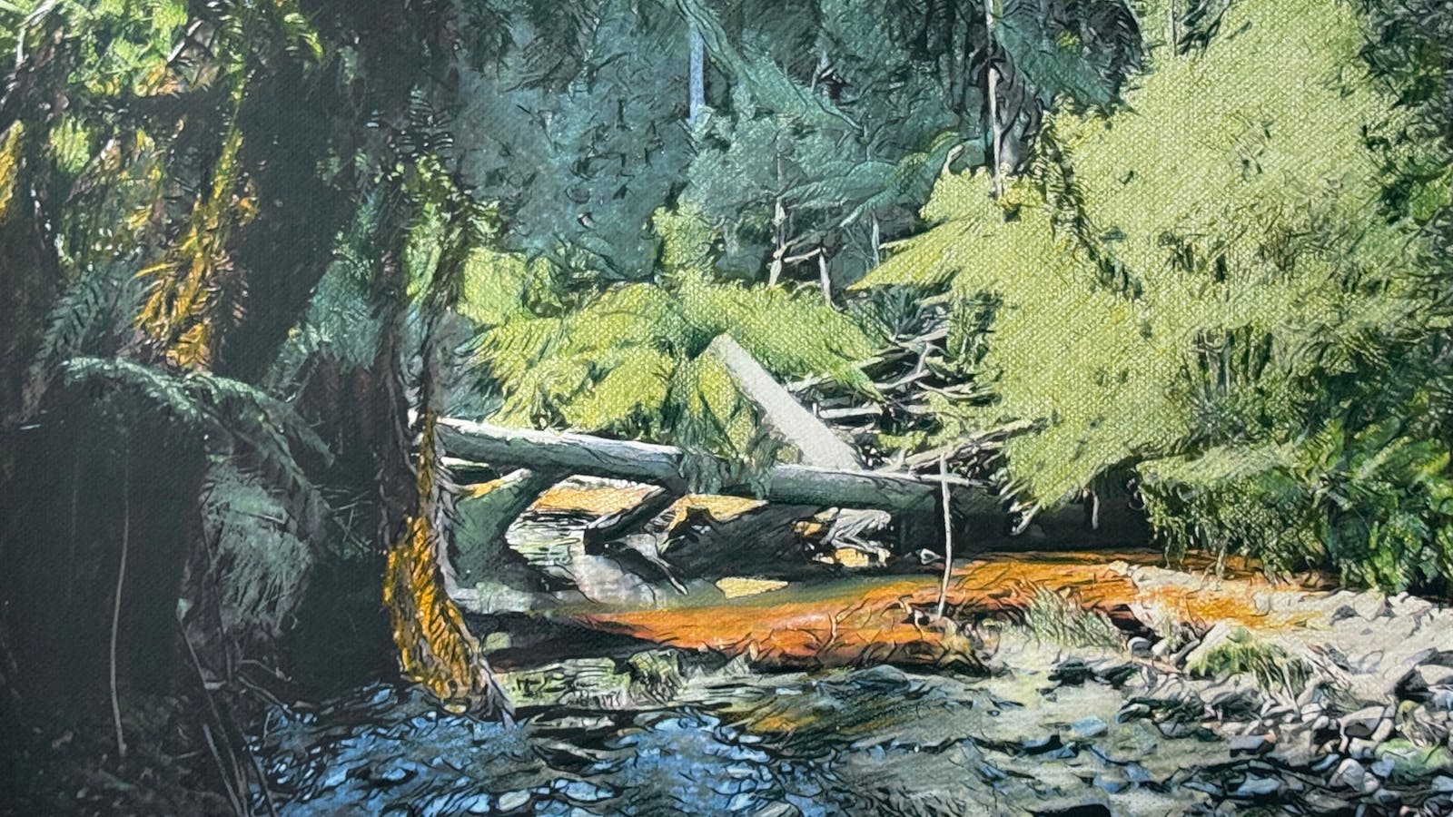 DAZZLING LIGHT, EVERCREECH RIVULET, Richard Klekociuk