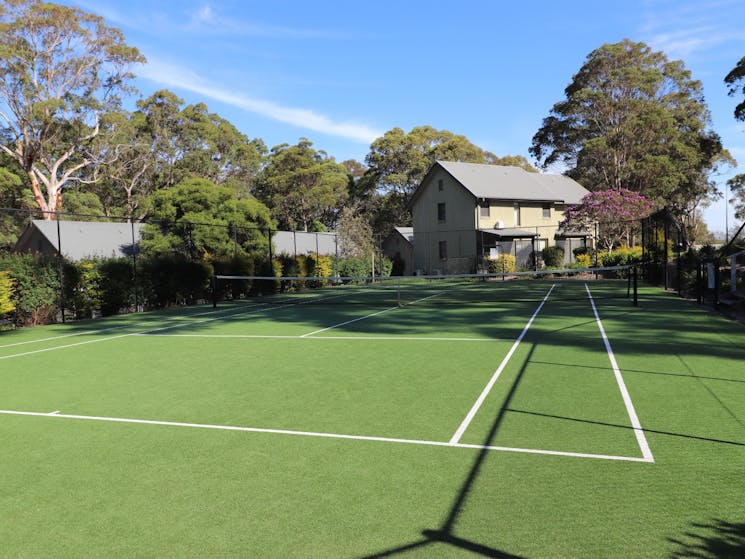 Tennis court at the resort
