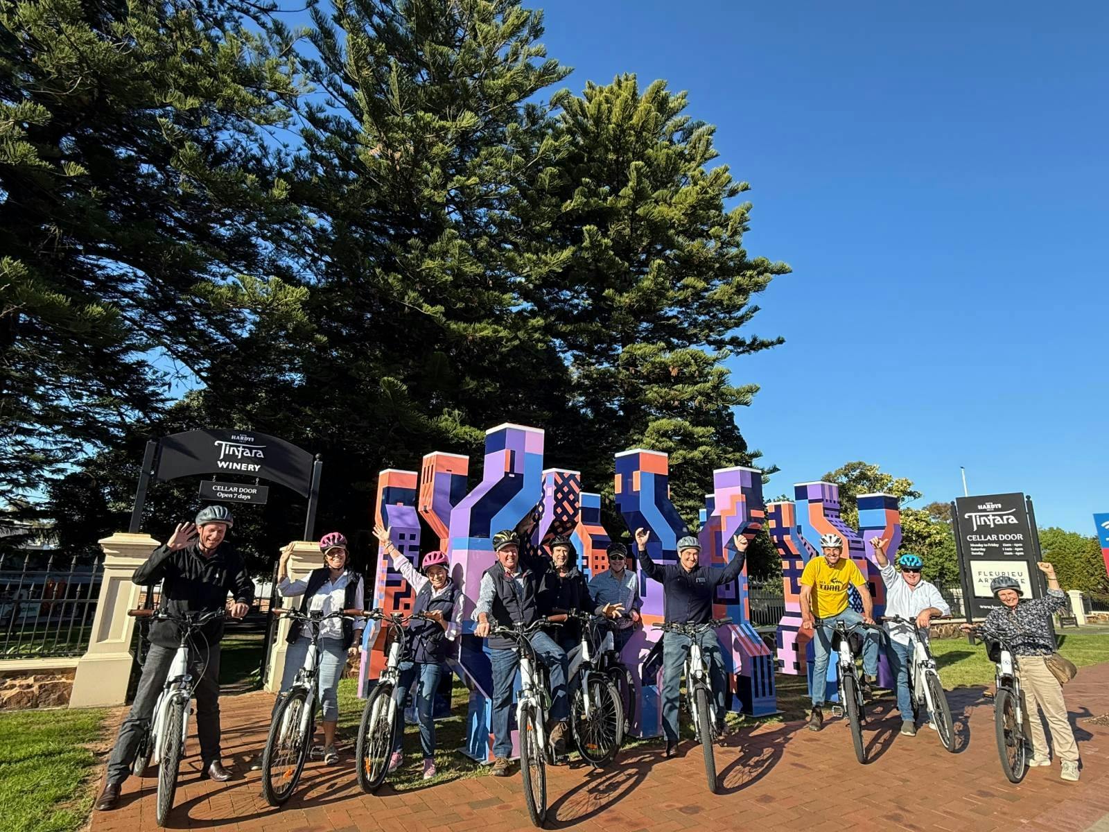 Sculpture in McLaren Vale