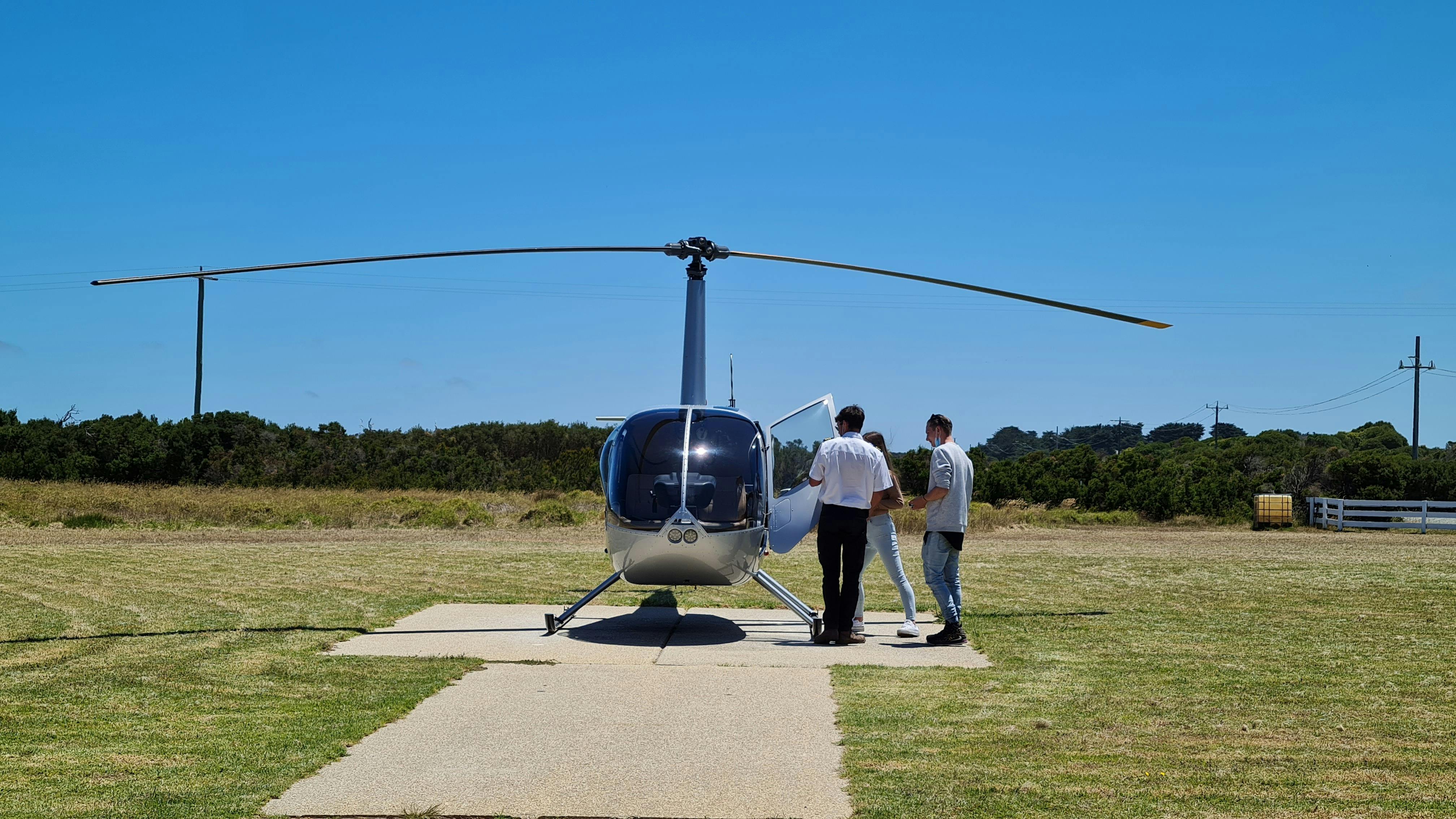 Scenic Helicopter Flight over the Island