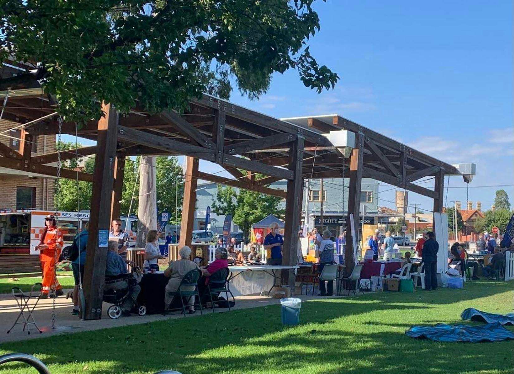 Stands at Echuca Moama Discovery Day