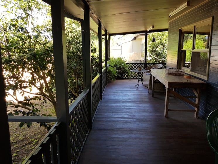 Stone Cottage - Back Verandah