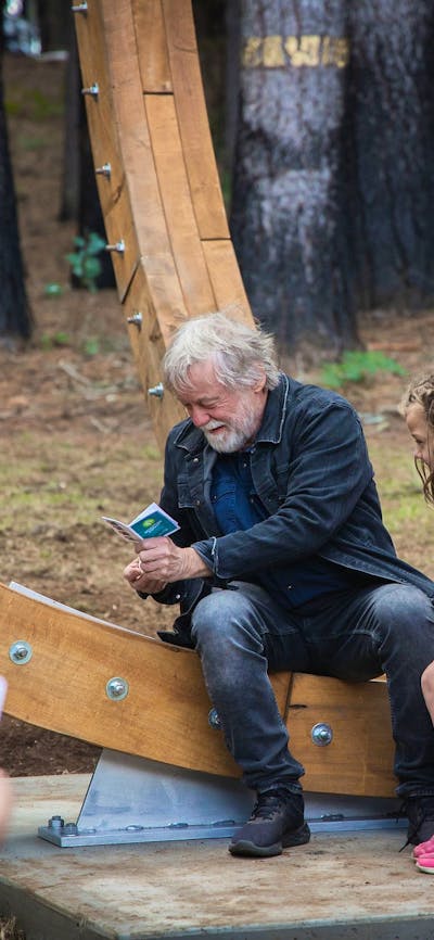 'Universum' sculpture at Pilot Hill Arboretum