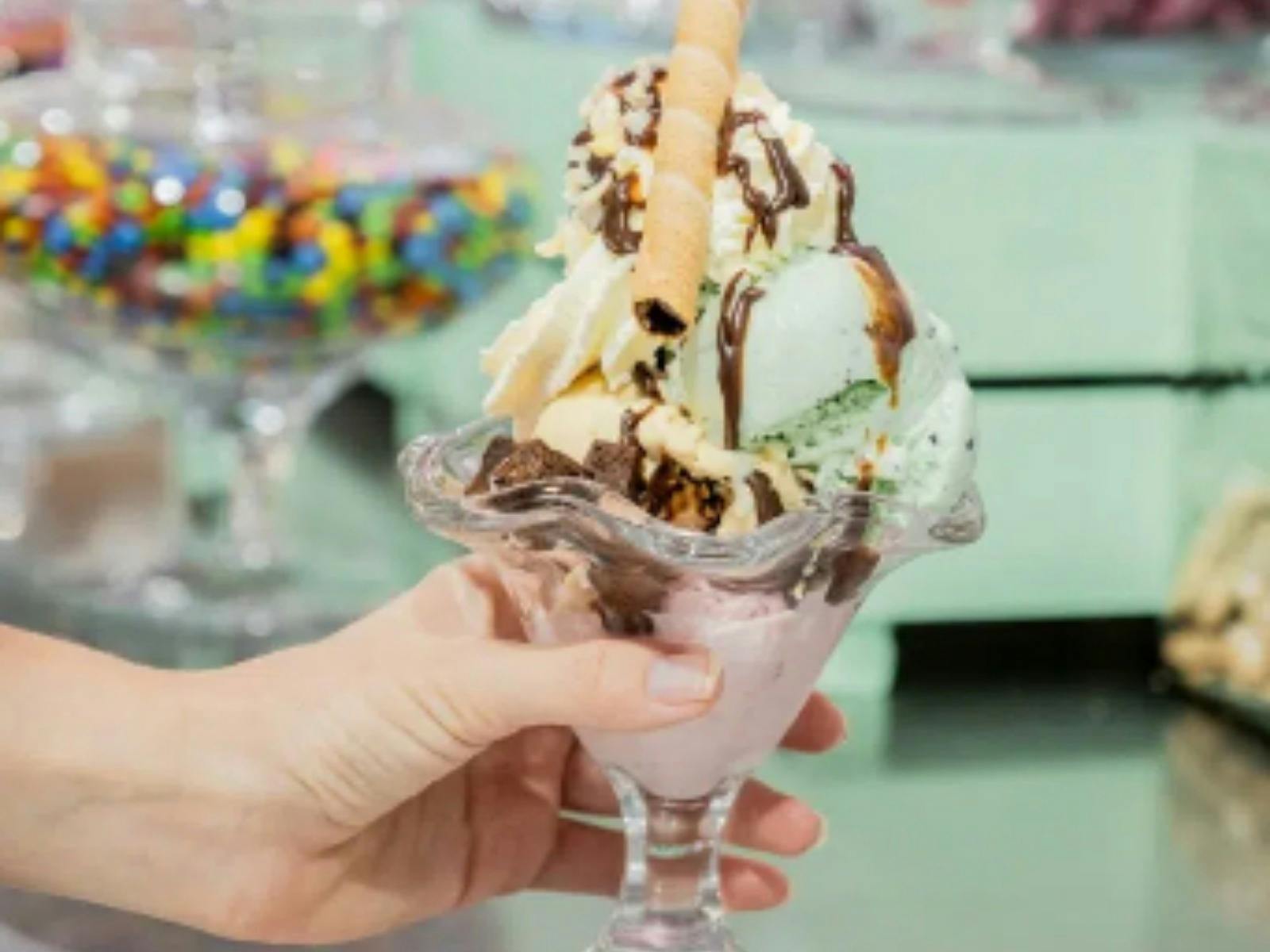 Delicious desserts at The Ginger Factory