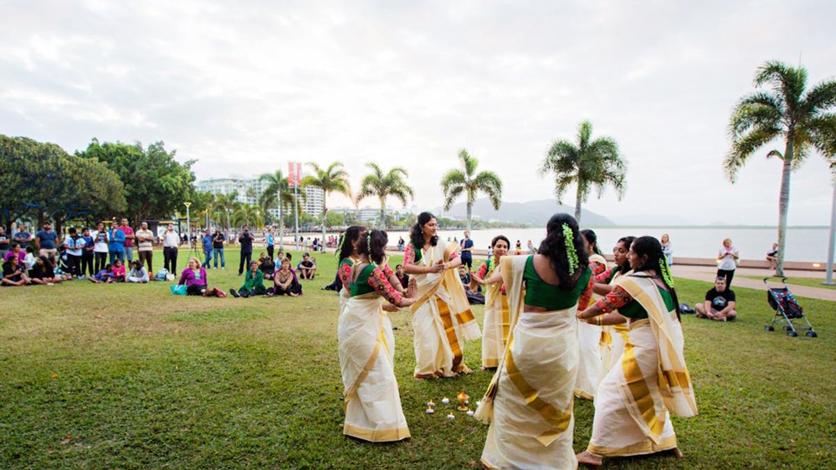 Performers at The Cairns Esplanade