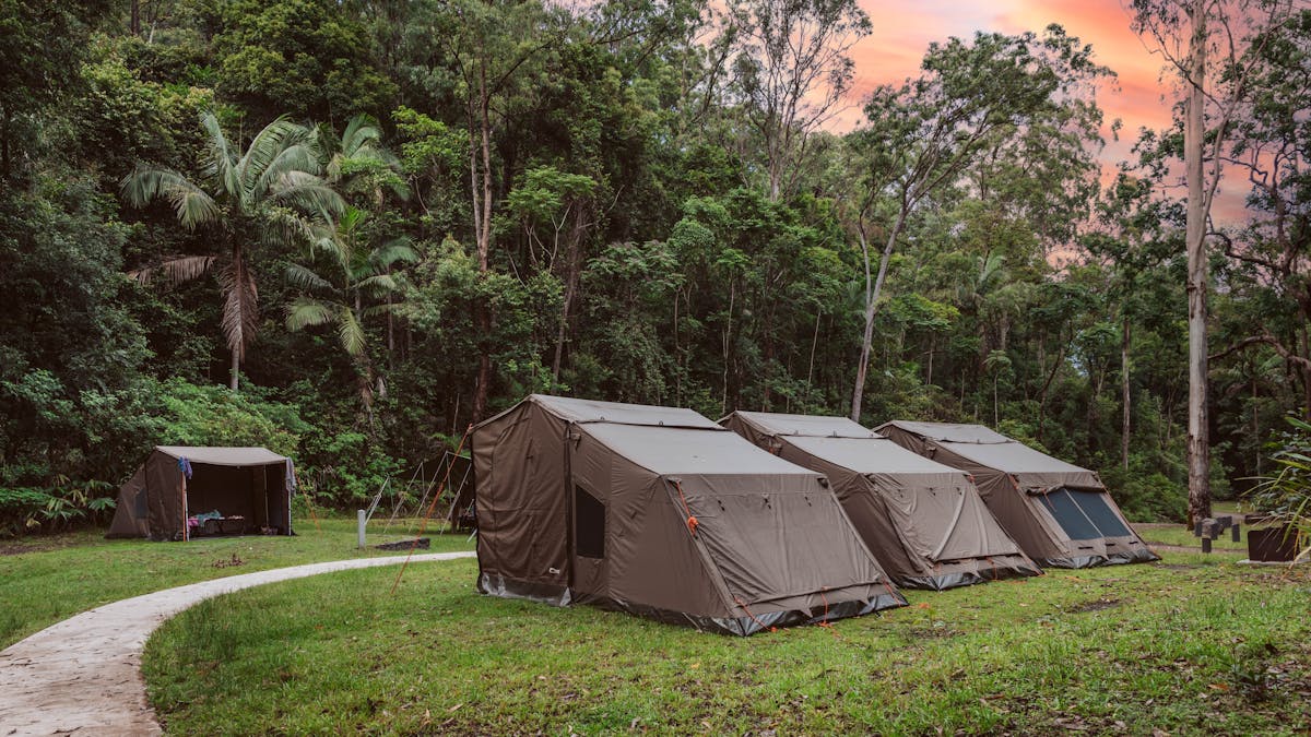 Dads' Camp set up