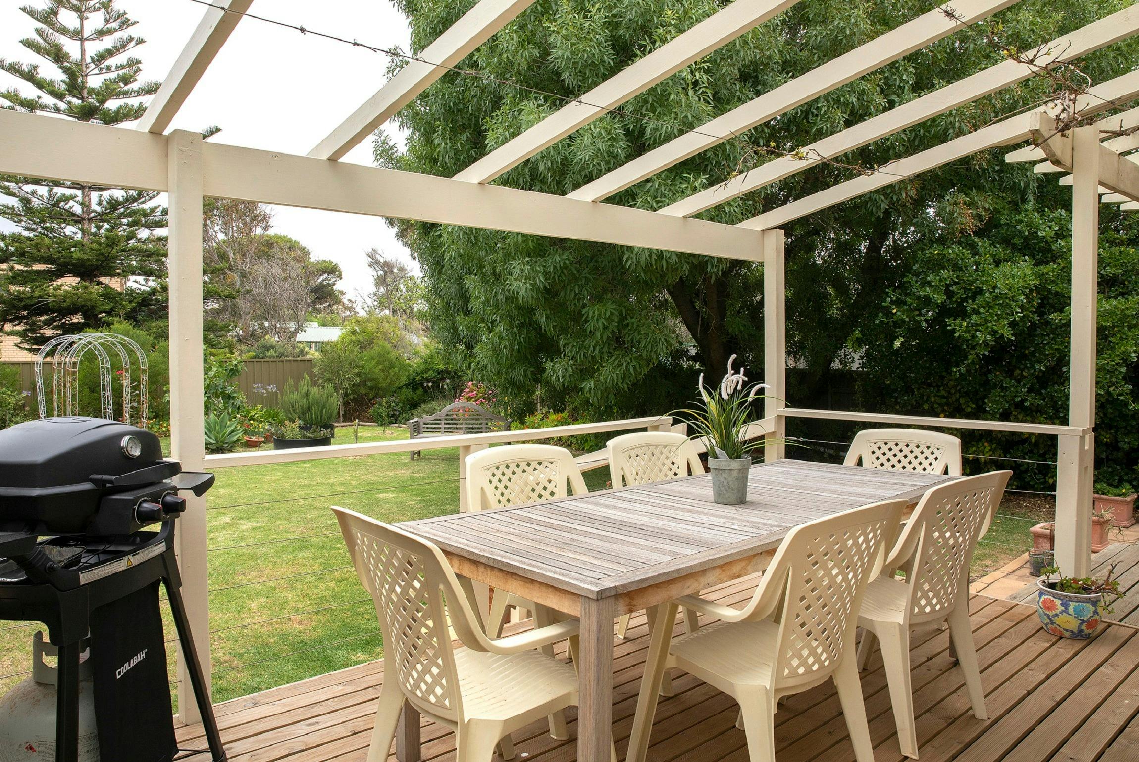 Dining in the garden