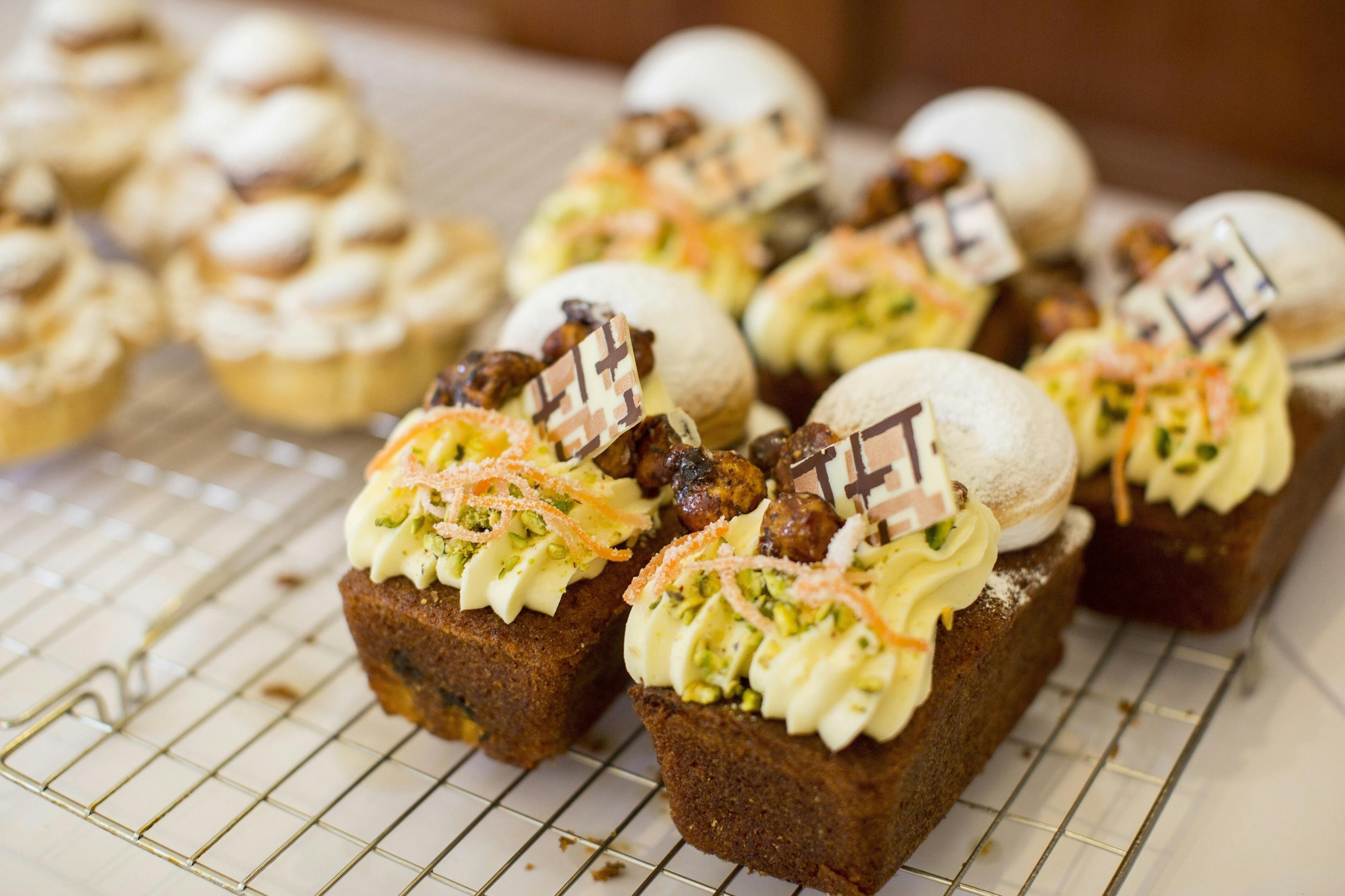 Cakes and pastries from the Old Mill Cafe & Bakery, Millthorpe