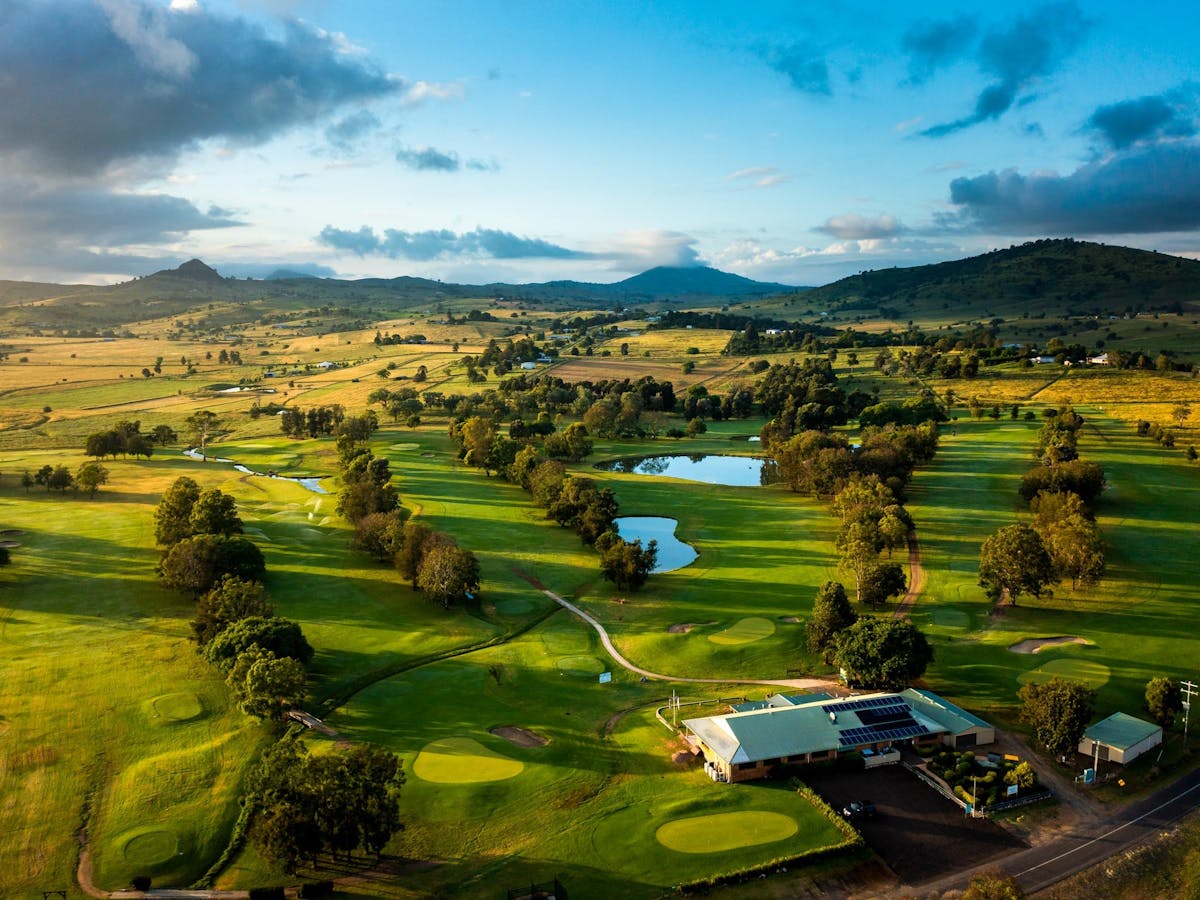 Glorious green and gold views of the countryside
