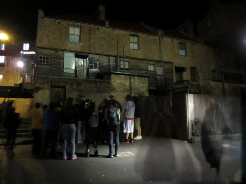 ghost tour in the rocks sydney