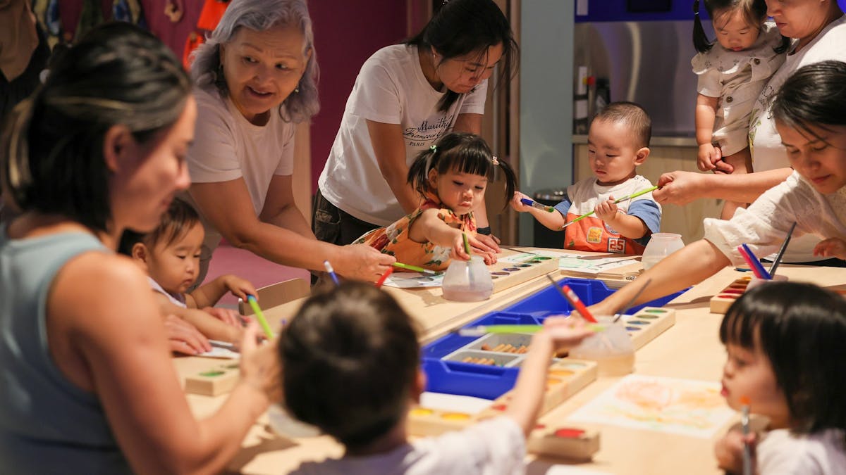 Children get creative at The Corner