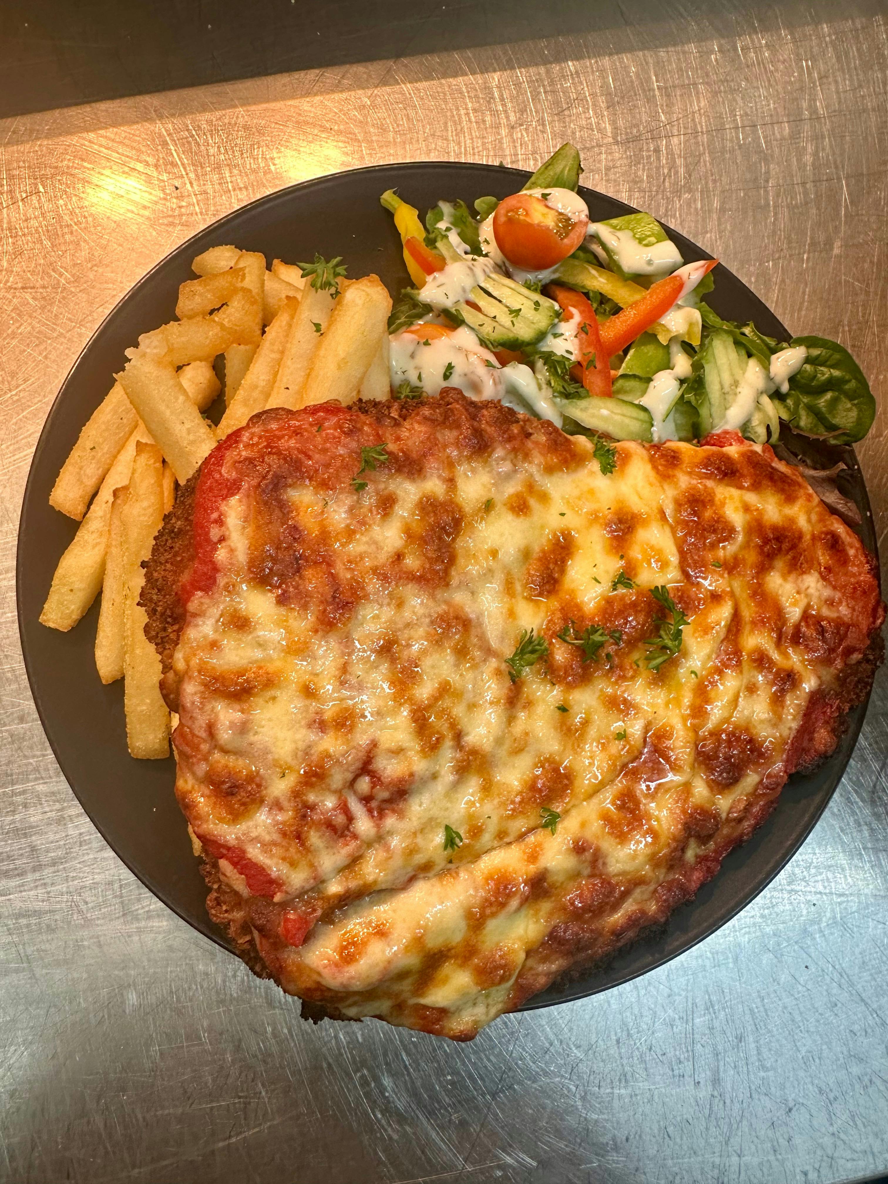 Tender, served with a variety of sauces and seasonal vegetables or salads