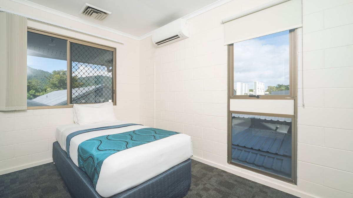 View to hotel room at Reef Gateway Hotel