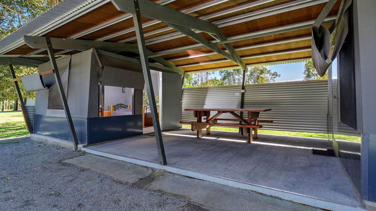 Breezeway Tent outdoor area