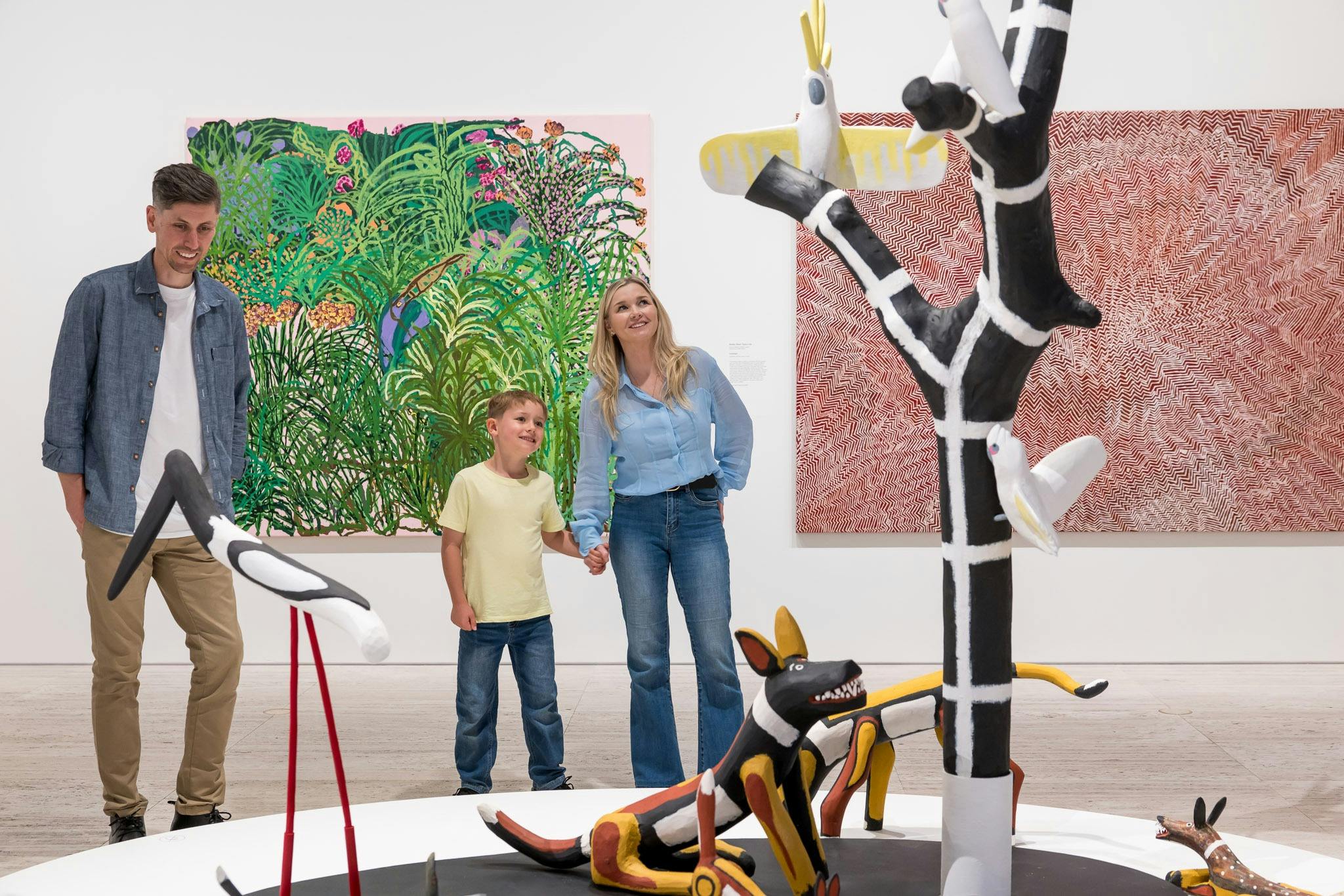 Visitors to the Art Gallery NSW