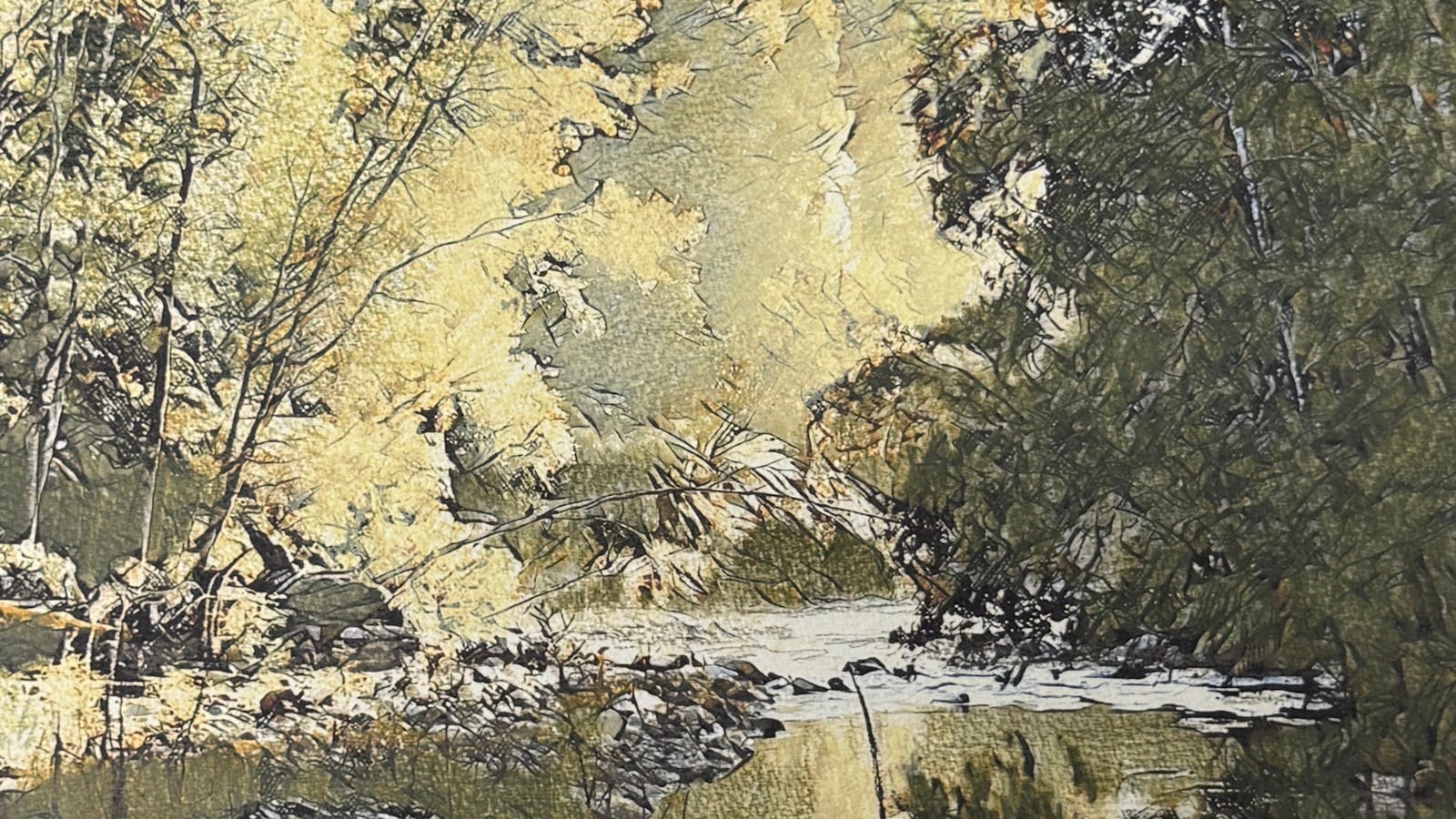 A BLAST OF WINTER LIGHT, LIFFEY VALLEY, Richard Klekociuk