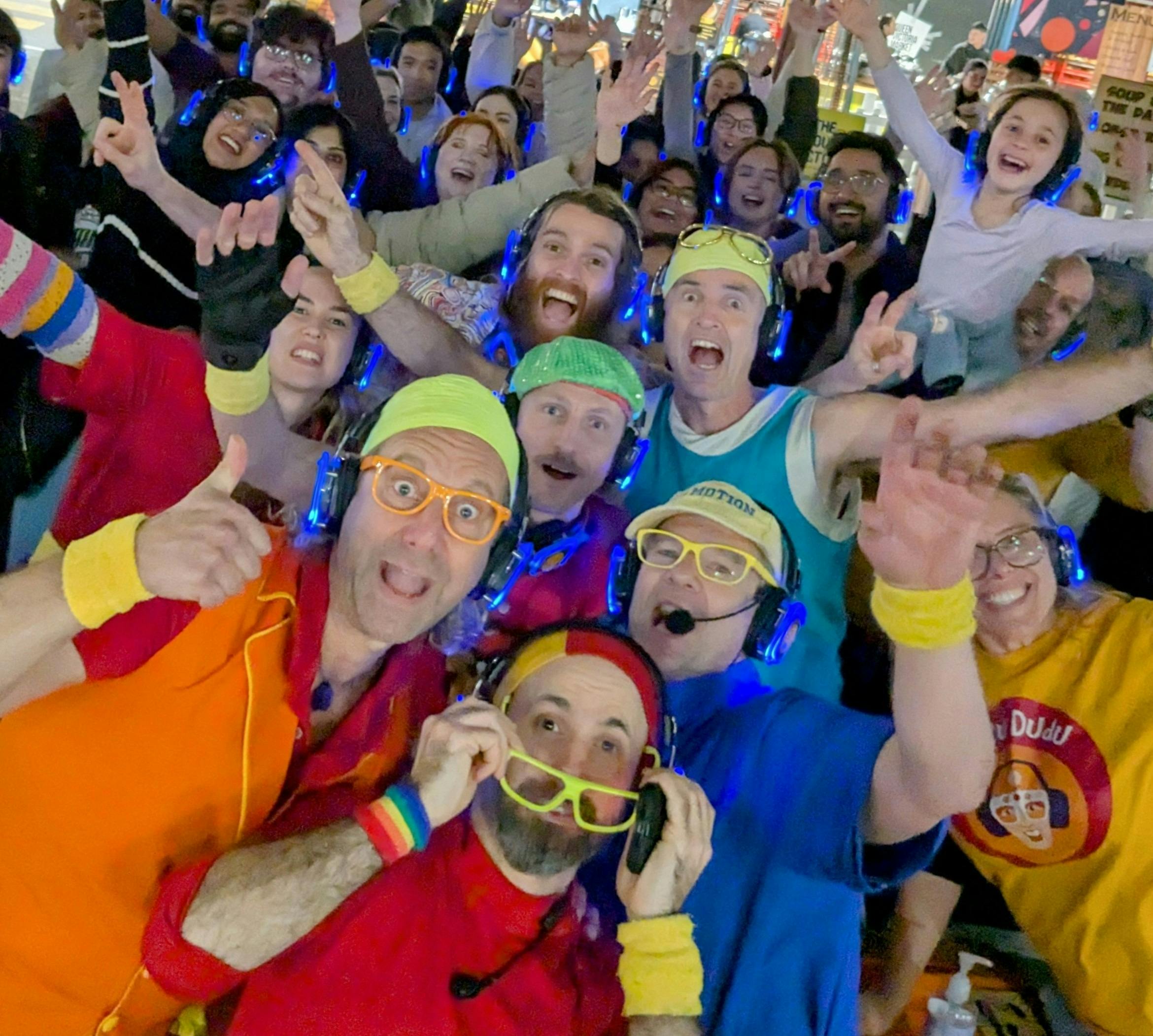 Guru Dudu Silent Disco Walking Tour,  Melbourne team, Fun Visit Melbourne activity, WhatsonMelbourne