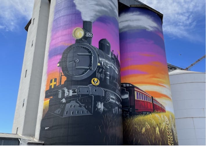 Farrell Flat Silo Art Farrell Flat, Attraction South Australia