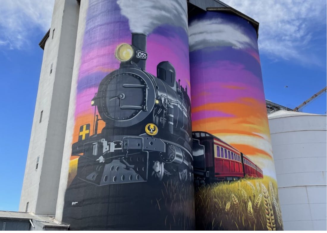 Farrell Flat Silo Art Farrell Flat, Attraction South Australia
