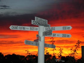 Highbank red wine regions sign