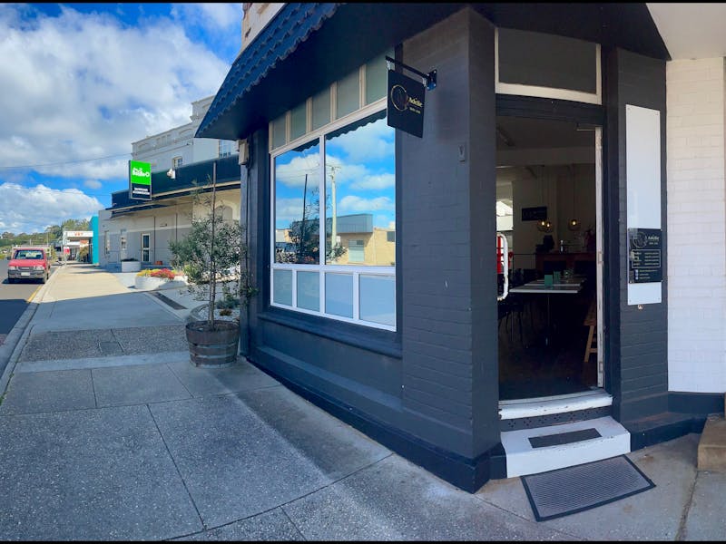 The exterior of Adelie Wine Bar