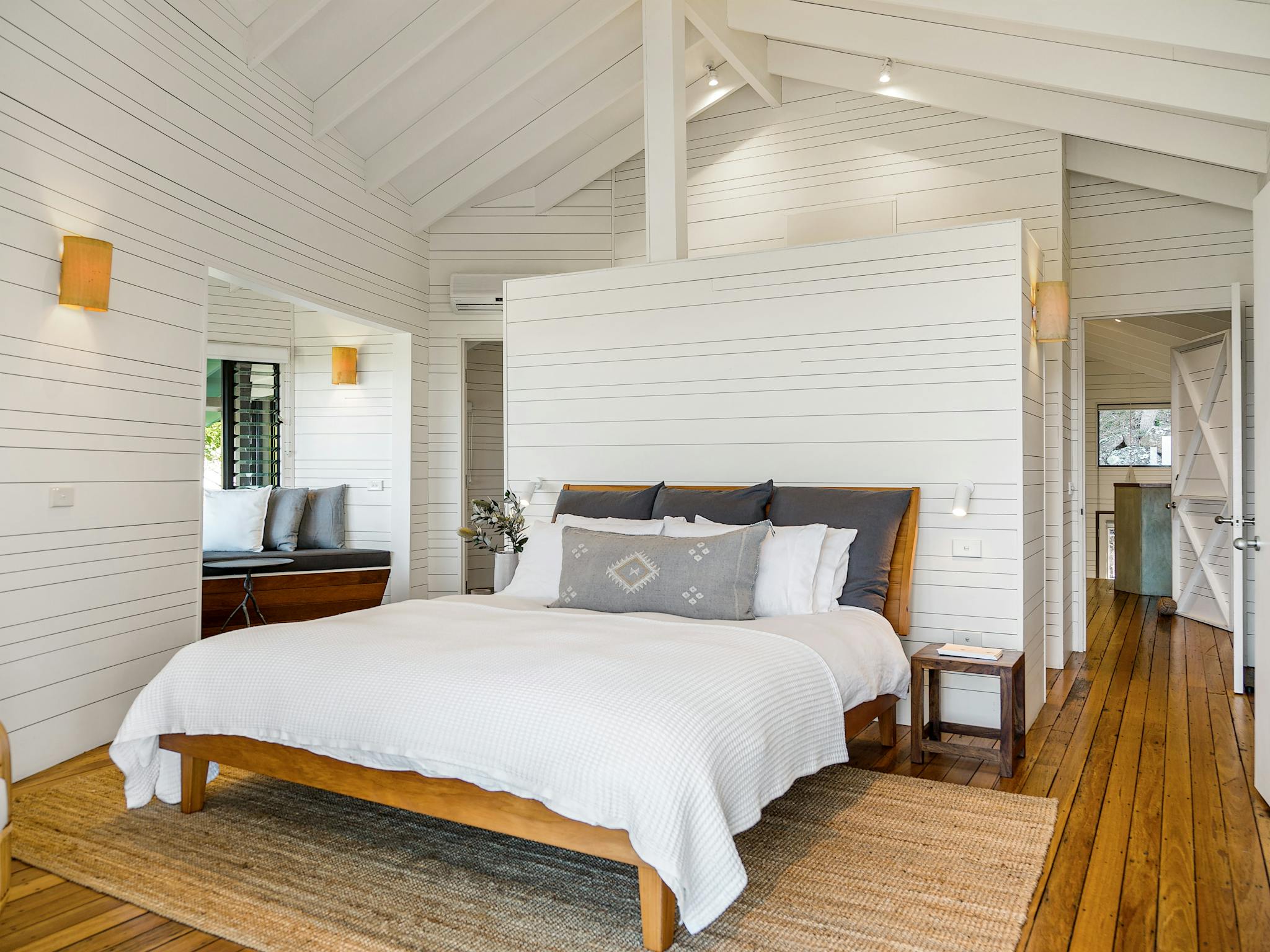 the bedroom with spectacular views